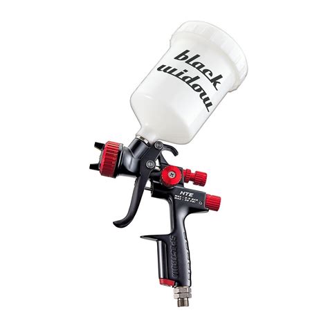 Black widow spray. BLACK WIDOW BY SPECTRUM 20 oz. Professional HVLP Gravity Feed Air Spray Gun – Item 56152. Compare our price of $179.99 to DEVILBISS at $578.71 (model number: 703517). Save $328.72 by shopping at Harbor Freight. 