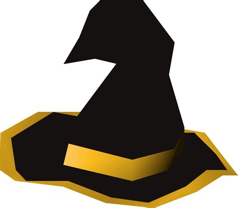 The Black wizard hat (g) is a reward from Treasure Trails. It is part of the Black gold-trimmed wizard robes set. It has no requirements to equip. . 