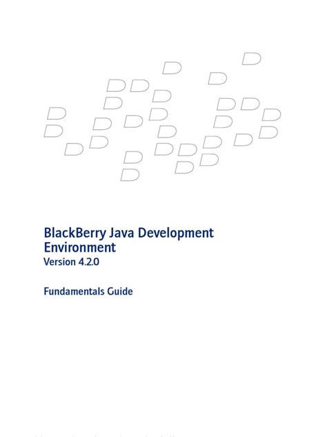 Blackberry java development environment fundamentals guide. - Publicación conmemorativa, tricentenario, universidad de san carlos de guatemala, 1676-1976..