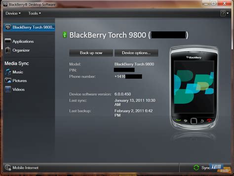 Blackberry pc bağlantı programı