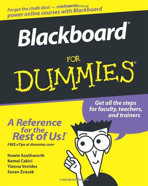 Full Download Blackboard For Dummies By Howie Southworth