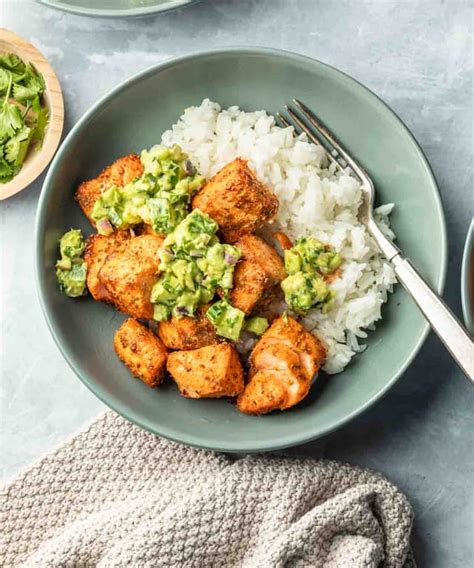 Blackened Air Fryer Salmon Bites Punchfork