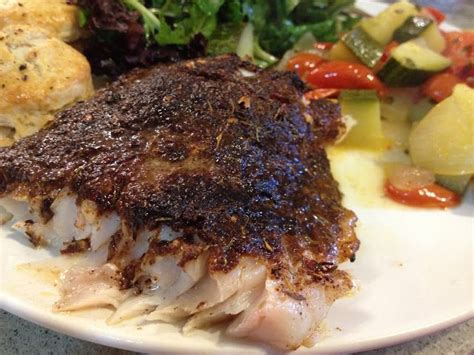 Blackened Grouper Calories, Carbs & Nutrition Facts - MyFitnessPal