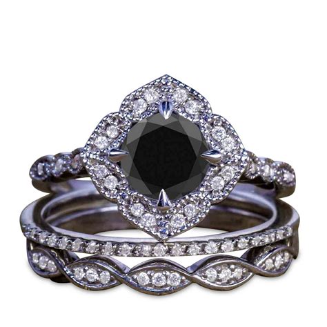 Blackened gold engagement ring. From a petite solitaire diamond nestled on a 14-karat solid gold beaded band to a chic take on the of-the-moment “toi et moi” style, the ring offerings are understated yet still nod to the ... 