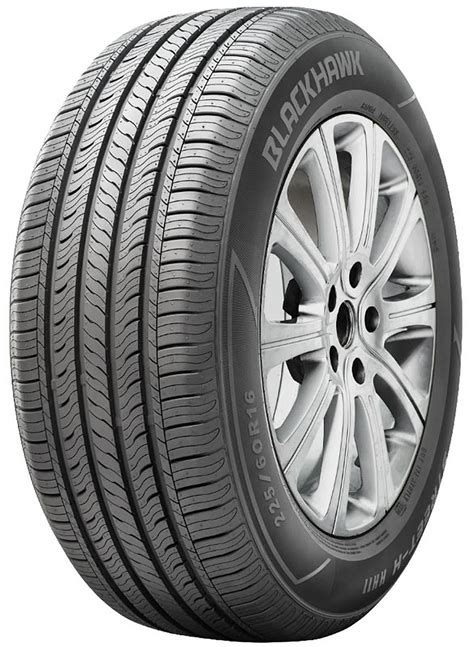 Blackhawk street-h hh11. The Blackhawk Street-H HH11 is a touring, all season tire manufactured for passenger vehicles and SUVs. There are some high performance sizes as well. Blackhawk offers a 50,000 miles tread warranty with this model. This model offers exceptional controllability and driving stability, thanks to the ribbed tread and strong compound materials. 