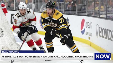 Blackhawks acquiring former NHL MVP Taylor Hall from Bruins