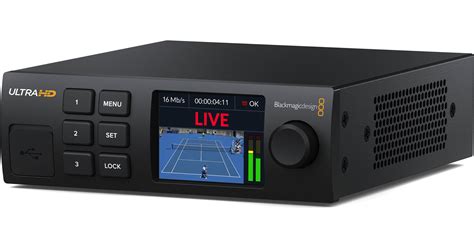 Blackmagic streaming encoder.  This means the The Blackmagic Design Streaming Decoder 4K is a co...
