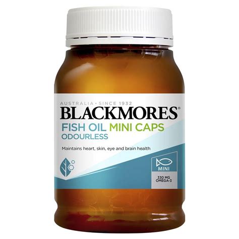 Blackmores Odourless Fish Oil 1000 Mini Caps 400caps