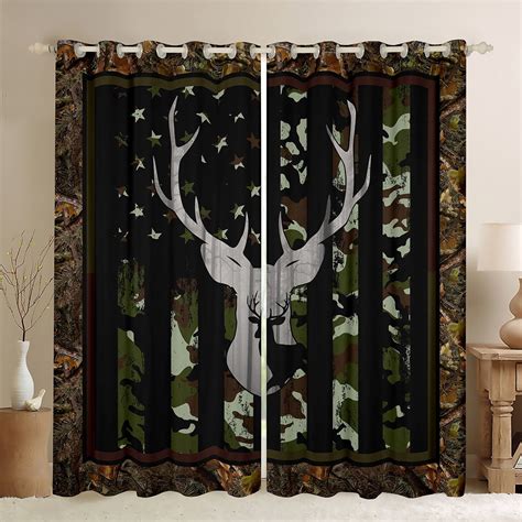 Blackout Camo Curtains - Etsy