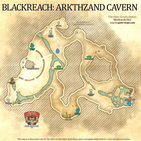 Location and walkthrough for Blackreach Arkthzand Cavern Tre