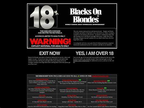 Watch all Black on Blondes XXX vids right now!. . Blacksonblondescom