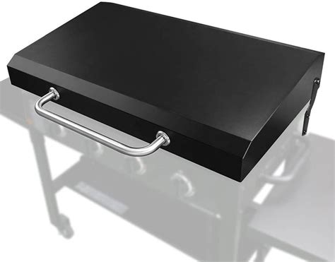 Blackstone 36 hinged lid. Griddle Lid for Blackstone 36 inch Griddle, Outdoor Hinged Lid Griddle Hard Cover Hood with Handle for 36" Blackstone Flat Top Griddle Station 1554, 2149 Blackstone Griddle Accessories Blackstone 1528 600D Polyester Heavy Duty Flat top Gas Grill Cover, Water Resistant Exclusively Fits 36" Griddle Cooking Station, Black 