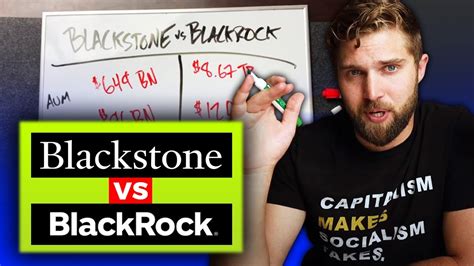 BlackRock and Blackstone are both prominent financ