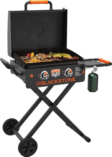 Aug 12, 2023 · Top Pick. Blackstone 22 inch Portable Tabletop Griddle. $199.99 $146.90. The Blackstone 22" tabletop griddle is a portable, versatile flat top griddle perfect for outdoor cooking, with 339 sq. Inch cooking surface and 24,000 BTUs of heat, this griddle is ideal for cooking eggs, hash browns, bacon, and other delicious foods. 