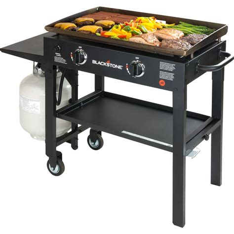 Blackstone portable gas grill. Blackstone Griddles, Grills & Cooking Stations. The flat top griddle game changed forever when Blackstone entered the scene in 2008, determined to create a better backyard cooking experience for the whole family. To say the company accomplished its goal would be an understatement: Blackstone flat top grills grow in popularity by the day thanks ... 