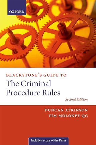 Blackstones guide to the criminal procedure rules blackstones guides. - Six sigma yellow belt training manual.