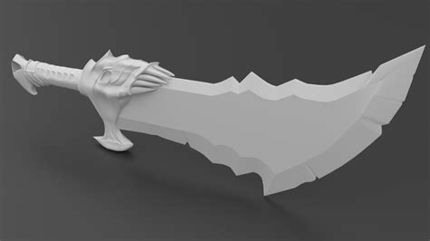 Blades of Chaos God of War 2018 3D Print Model 3D model 3D printable
