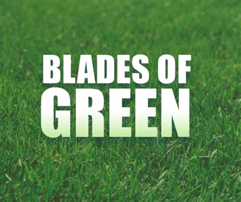 Blades of green. Blades of Green Scholarship Fund by Blades of Green Applicant must submit a letter of intent, 350 ÔÇô 500 words describing the career path you plan to seek after graduation, passion for your intended field, and what inspired you to pursue your intended career path. 