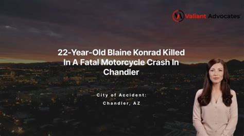 Blaine Konrad Killed in Motorcycle Accident on Chandler Boulevard [Chandler, AZ]