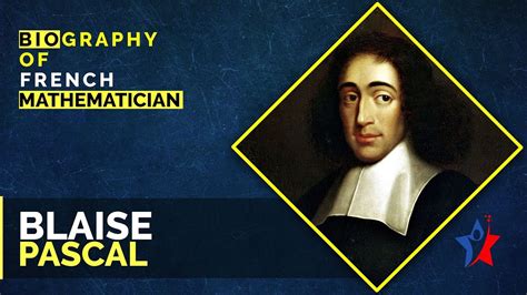 Blaise pascal biography english