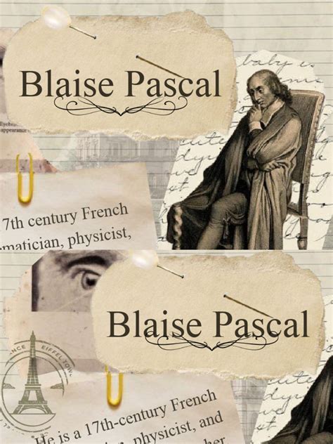 Blaise pascal biography mathematics chart pdf