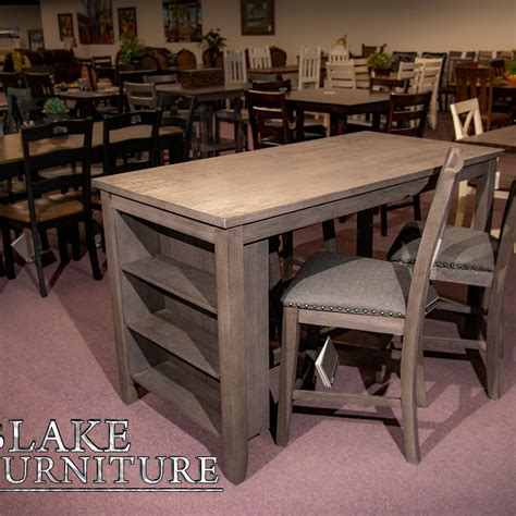 Collections/ Dining Room Collections Sub/ Blake. blake. 19 items. starting at $80.00. Blake Gray & White 6 Piece Dining Set with Storage Bench. (7140).