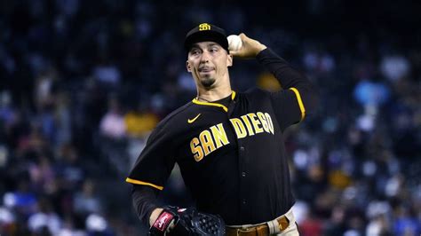 San Diego Padres starting pitcher Blake Snell works against a Colorado Rockies batter during the first inning of a baseball game Tuesday, Sept. 19, 2023, in San Diego. (AP Photo/Gregory Bull .... 