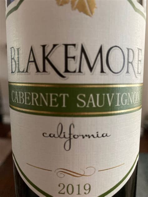 Blakemore Cabernet Sauvignon - Deep ruby