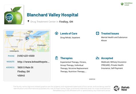 Blanchard Valley Hospital - Findlay, OH - Drug Rehab Centers