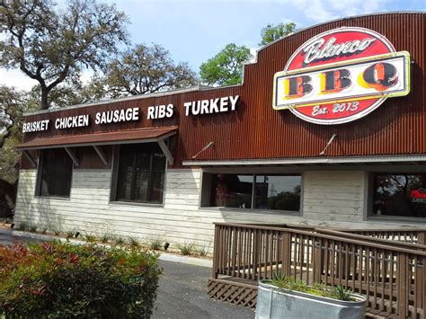 Blanco bbq in san antonio texas. Visit our Bill Miller BBQ restaurant location #20 in San Antonio, Texas serving famous Texas BBQ. Locations; Menu. Nutrition Calculator; Holiday Ordering; Catering; Careers; Shop; Order Online ... 1004 San Pedro Avenue San Antonio, Texas, 78212 phone: 210-226-8422 Hours. monday: 6:00 AM - 9:00 PM. tuesday: 6:00 AM - 9:00 PM. wednesday: 6:00 AM ... 
