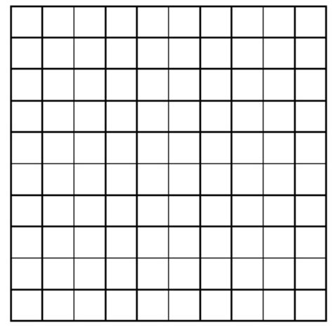 Blank 100 Grid Chart 10 Free PDF Printables Printablee