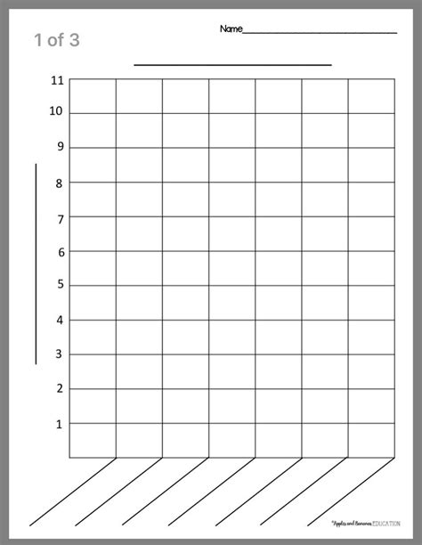 Blank Bar Graph Printable