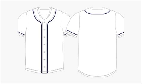 Blank Baseball Uniform Template