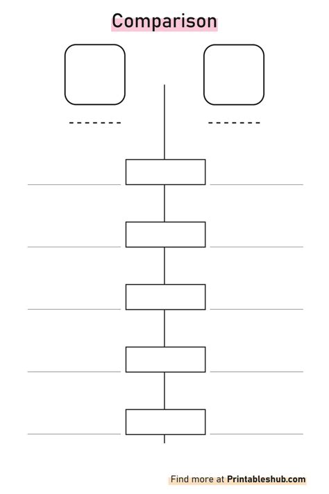 Blank Comparison Chart