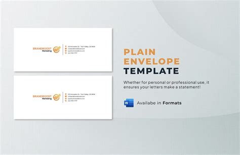 Blank Envelope Template in Word Google Docs Apple Pages Download