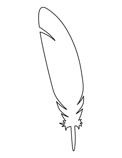 Blank Feather Template
