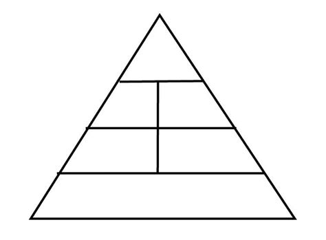 Blank Food Pyramid Template