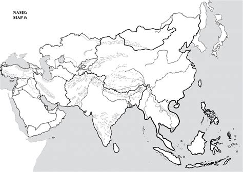 Blank Map Of Asia Pdf