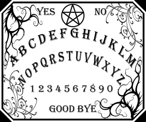 Blank Ouija Board Template