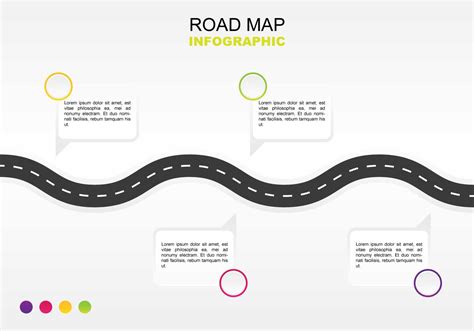 Blank Road Map Template Sample Design Templates