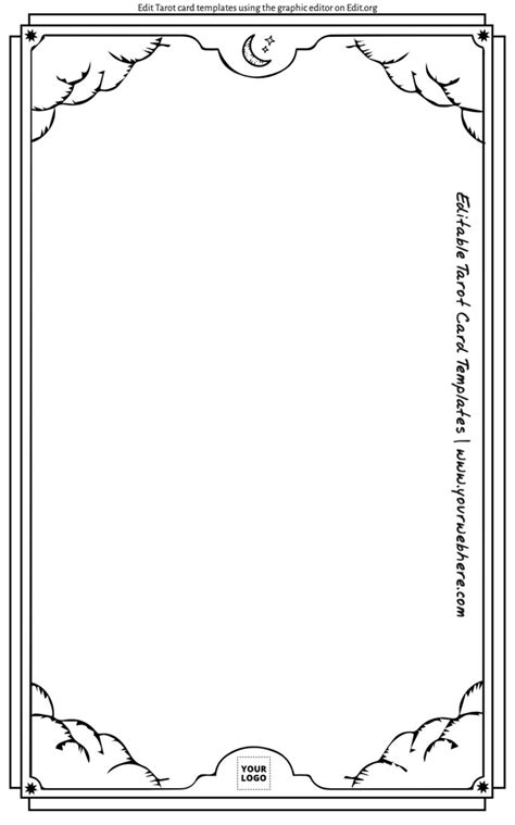 Blank Tarot Card Templates to Print
