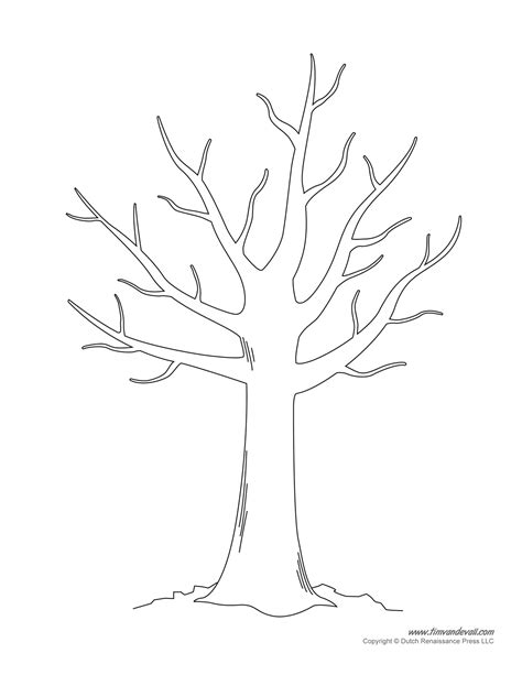 Blank Tree Template