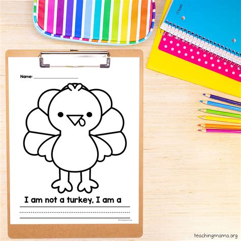 Blank Turkey Coloring Page