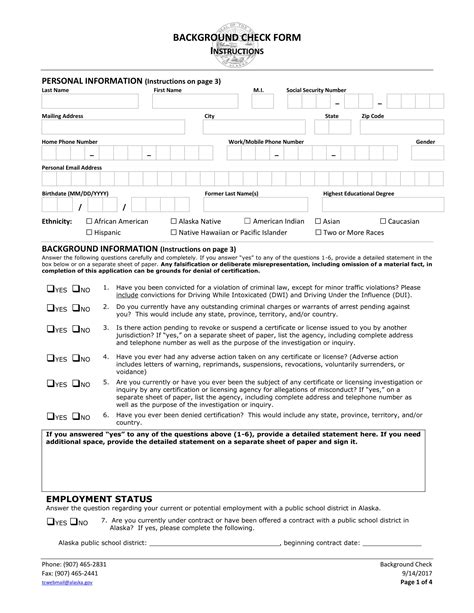 Blank background check form.  This is a U.  Welcome to the most complete source f...