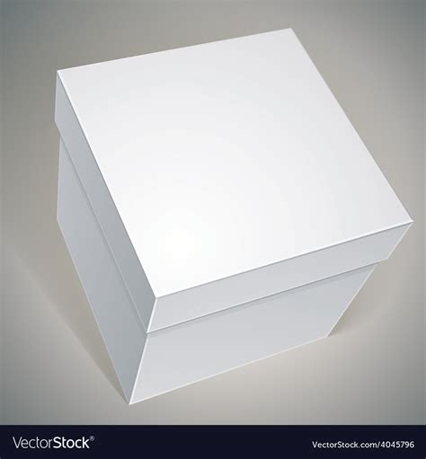 Blank box template for your package design put Vector Image