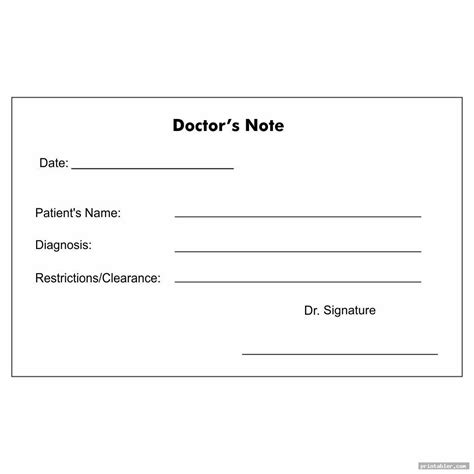 14+ Printable Doctor’s Note for Work Templates – PDF, Word. When employees return to work after absences, most companies require a real doctor’s excuse note or medical …. 