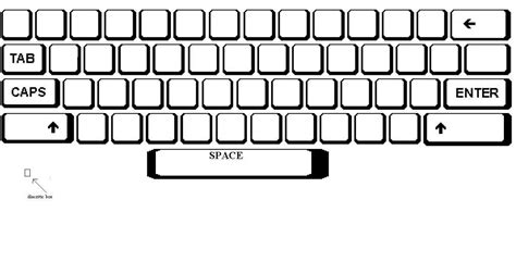 Blank map of a QWERTY keyboard as a template for keyboard maps Keyboarding, Keyboard, Keyboard