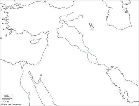 Mesopotamia: free maps, free outline maps, free blank maps, free base