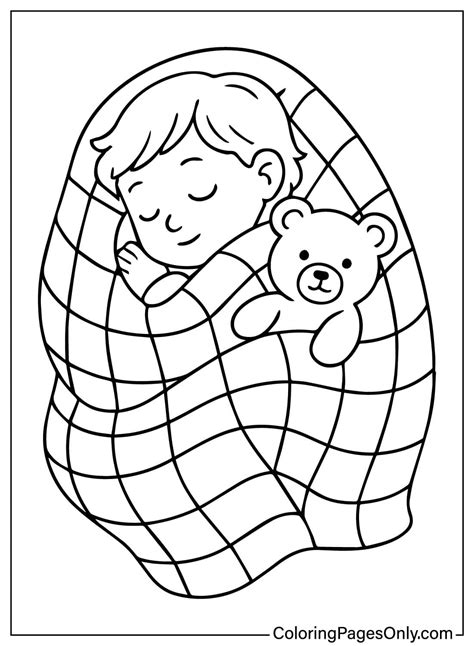 Blanket Coloring Pages