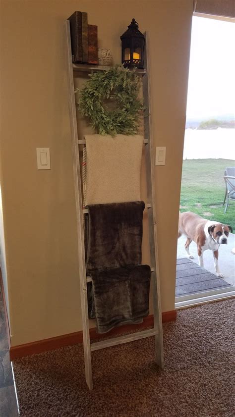Blanket ladder hobby lobby. Here are the product’s features, according to Aldi: Available with navy or white paint on ladder legs. 4-rung design provides space for hanging towels, blankets, and more. Holds up to 22 lbs. on each rung. Dimensions: 15.74″ L x 1.37″ W x 70″ H. 